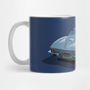 1963 Corvette in light blue Mug